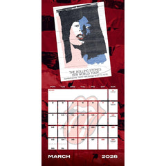 The Rolling Stones Square Calendar 2026