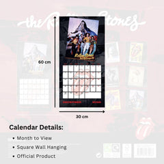 The Rolling Stones Square Calendar 2026