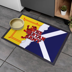 The Tartan Army Rip Door Mat - 60cm x 40cm