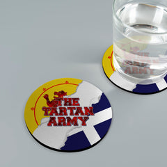 The Tartan Army Rip - Drinks Coaster - Square Or Circle