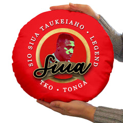 Tonga Rugby League Siua  - Legend Collection - Circle Cushion 14inch