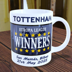 Tottenham Europa League Winners Mug - 2025 Uefa Cup Souvenir