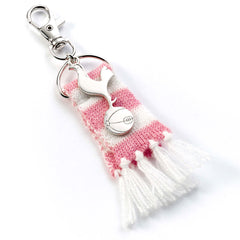 Tottenham Hotspur FC Pink Bar Scarf Bag Charm