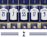 Tottenham Hotspur Personalised Poster - Dressing Room