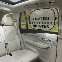 Totts 1986 Home Shirt - Personalised Retro Football Car Sun Shade - Set of 2