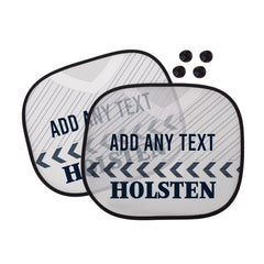 Totts 1986 Home Shirt - Personalised Retro Football Car Sun Shade - Set of 2
