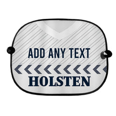 Totts 1986 Home Shirt - Personalised Retro Football Car Sun Shade - Set of 2