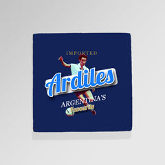 Totts Ardiles - Football Coaster - Square Or Circle