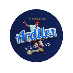 Totts Ardiles - Football Coaster - Square Or Circle