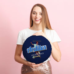 Totts Ardiles - Football Legends - Circle Cushion 14inch