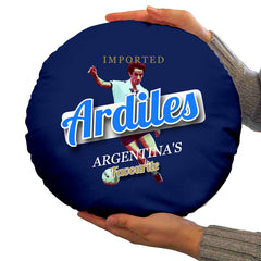 Totts Ardiles - Football Legends - Circle Cushion 14inch