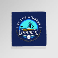 Totts Double - Football Coaster - Square Or Circle