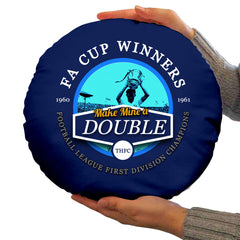 Totts Double - Football Legends - Circle Cushion 14inch
