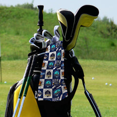 Totts - Football Legends - Retro Lightweight, Microfibre Golf Towel