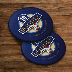 Totts Hoddle - Football Coaster - Square Or Circle