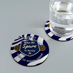 Totts Marching - Football Coaster - Square Or Circle