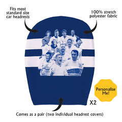 Totts Montage - Pack of 2 Car Seat Headrest Covers