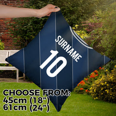 Totts Retro - 1986 Away Shirt - 45cm or 61cm Retro Showerproof Outdoor Cushion