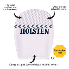 Totts Retro 1986 Home - Retro Football Shirt - Pack of 2 - Car Seat Headrest Covers