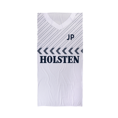 Totts Retro Hotspur - 1986 Home Shirt - Personalised Retro Lightweight, Microfibre Beach Towel - 150cm x 75cm