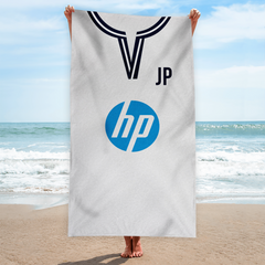Totts Retro Hotspur - 2013 Home Shirt - Personalised Retro Lightweight, Microfibre Beach Towel - 150cm x 75cm