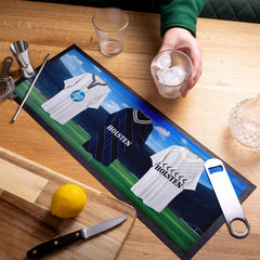 Totts Retro Retro Hanging Football Shirts - Personalised Bar Runner