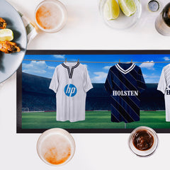 Totts Retro Retro Hanging Football Shirts - Personalised Bar Runner
