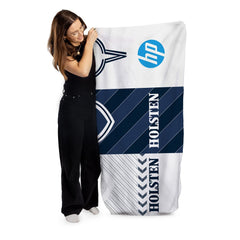 Totts Three Shirt Design - Personalised Lightweight, Microfibre Retro Beach Towel - 150cm x 75cm