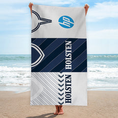 Totts Three Shirt Design - Personalised Lightweight, Microfibre Retro Beach Towel - 150cm x 75cm