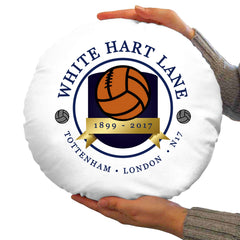 Totts White Hart Lane - Football Legends - Circle Cushion 14inch