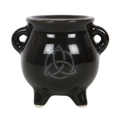 Triquetra Cauldron Ceramic Incense Holder