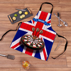 Union Jack Flag - Personalised Darts Apron