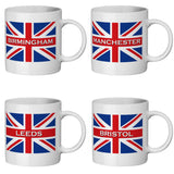 Union Jack Mug Customised With Your Town Or City