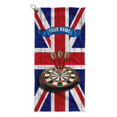 Union Jack - Personalised Darts / Golf Towel