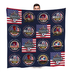 USA - Football Legends - Fleece Blanket 150cm X 150cm