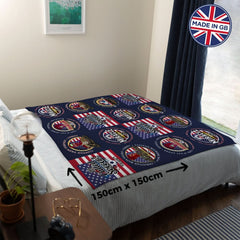 USA - Football Legends - Fleece Blanket 150cm X 150cm