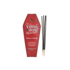 Vampire Blood Incense Sticks and Coffin Holder