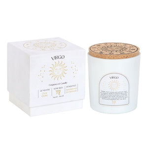 Virgo Sandalwood & Patchouli Gemstone Zodiac Candle