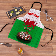 Wales Flag - Personalised Darts Apron