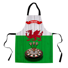 Wales Flag - Personalised Darts Apron