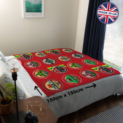 Wales - Football Legends - Fleece Blanket 150cm X 150cm