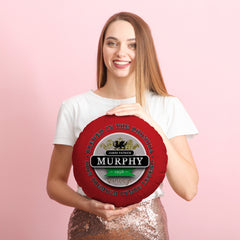 Wales Murphy  - Legend Collection - Circle Cushion 14inch