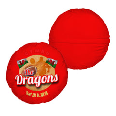 Wales Rugby League dragons  - Legend Collection - Circle Cushion 14inch