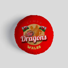 Wales Rugby League dragons  - Legend Collection - Circle Cushion 14inch