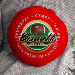 Wales Rugby Union Bennett  - Legend Collection - Circle Cushion 14inch