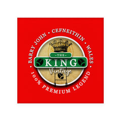 Wales Rugby Union King - Coaster - Circle or Square