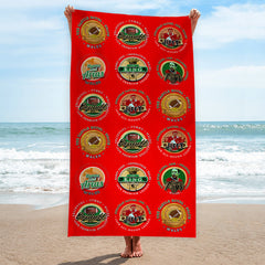 Wales Rugby Union - Legend Collection - Beach Towel