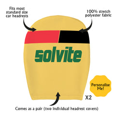 Watford 1986 Home - Retro Football Shirt - Pack of 2 - Car Seat Headrest Covers