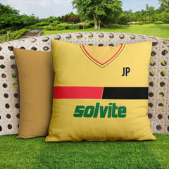Watford - 1986 Home Shirt - 45cm or 61cm Retro Showerproof Outdoor Cushion