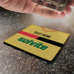 Watford 1986 Home Shirt - Personalised Drink Coaster - Square Or Circle
